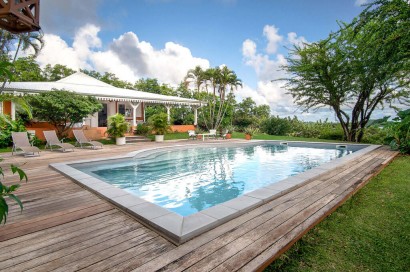 Villa luxe Martinique Bed & Rum du Calebassier piscine