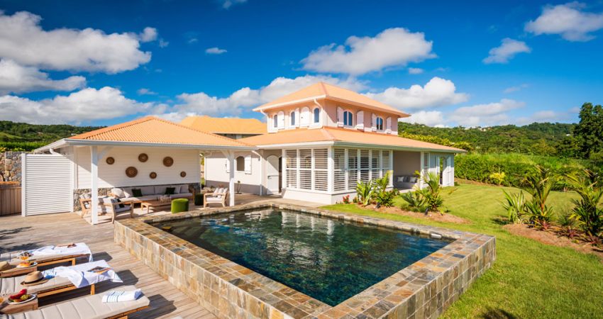 Bed & Rum de Bel Air villa piscine luxe Martinique