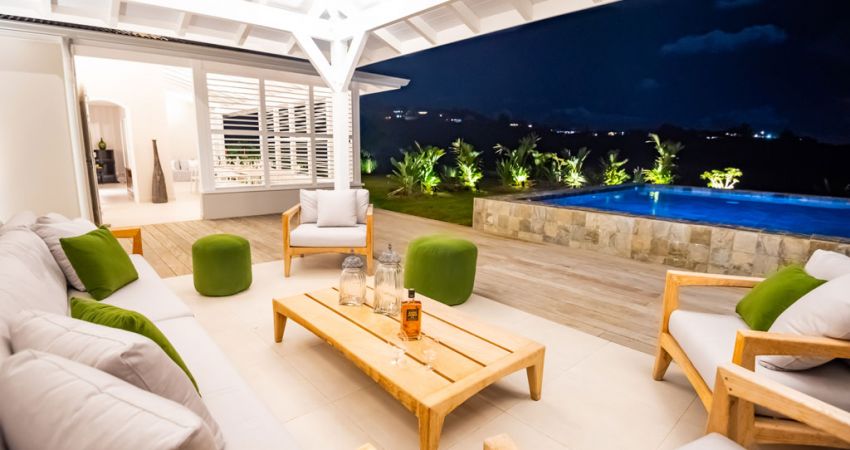 Bed & Rum de Bel Air villa piscine luxe terrasse Martinique
