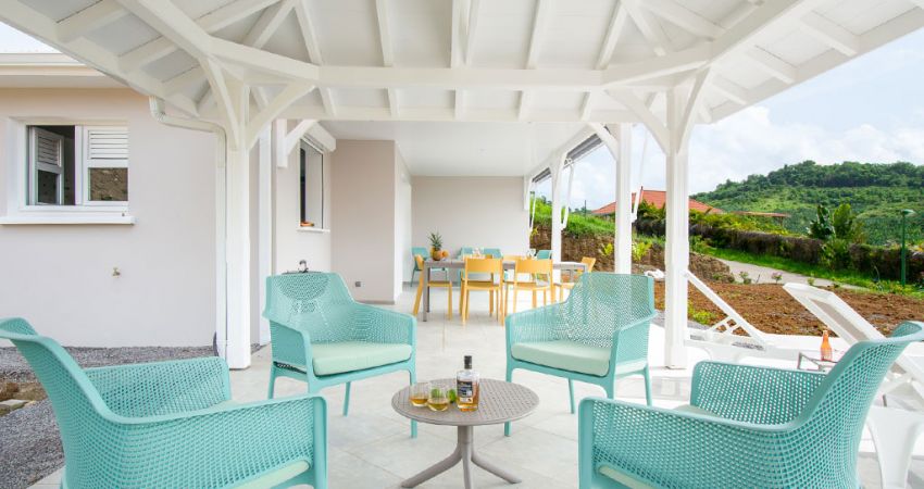 Bed & Rum Flamboyant villa piscine luxe Martinique