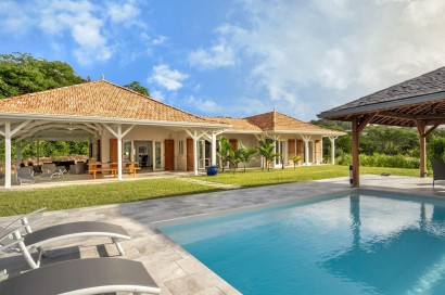 Villa luxe Martinique Bed & Rum des Pachas piscine