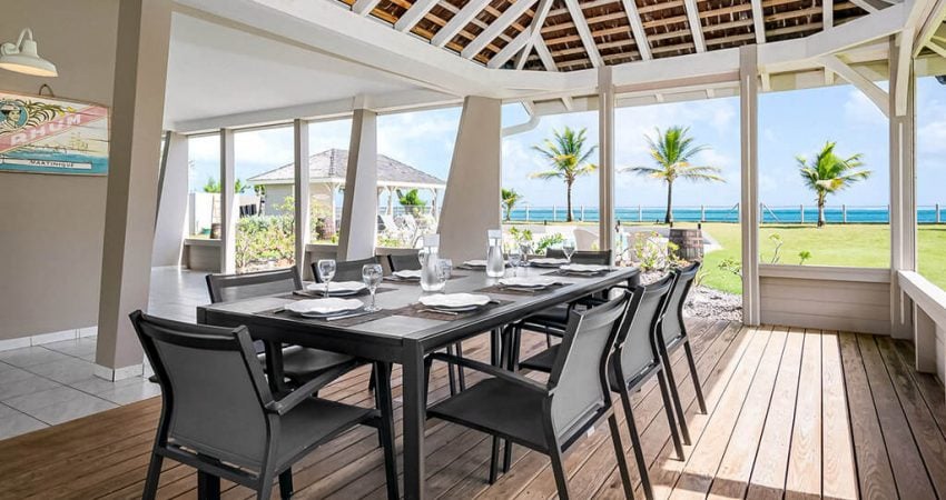 Villa luxe Martinique Bed & Rum Macabou piscine vue mer terrasse